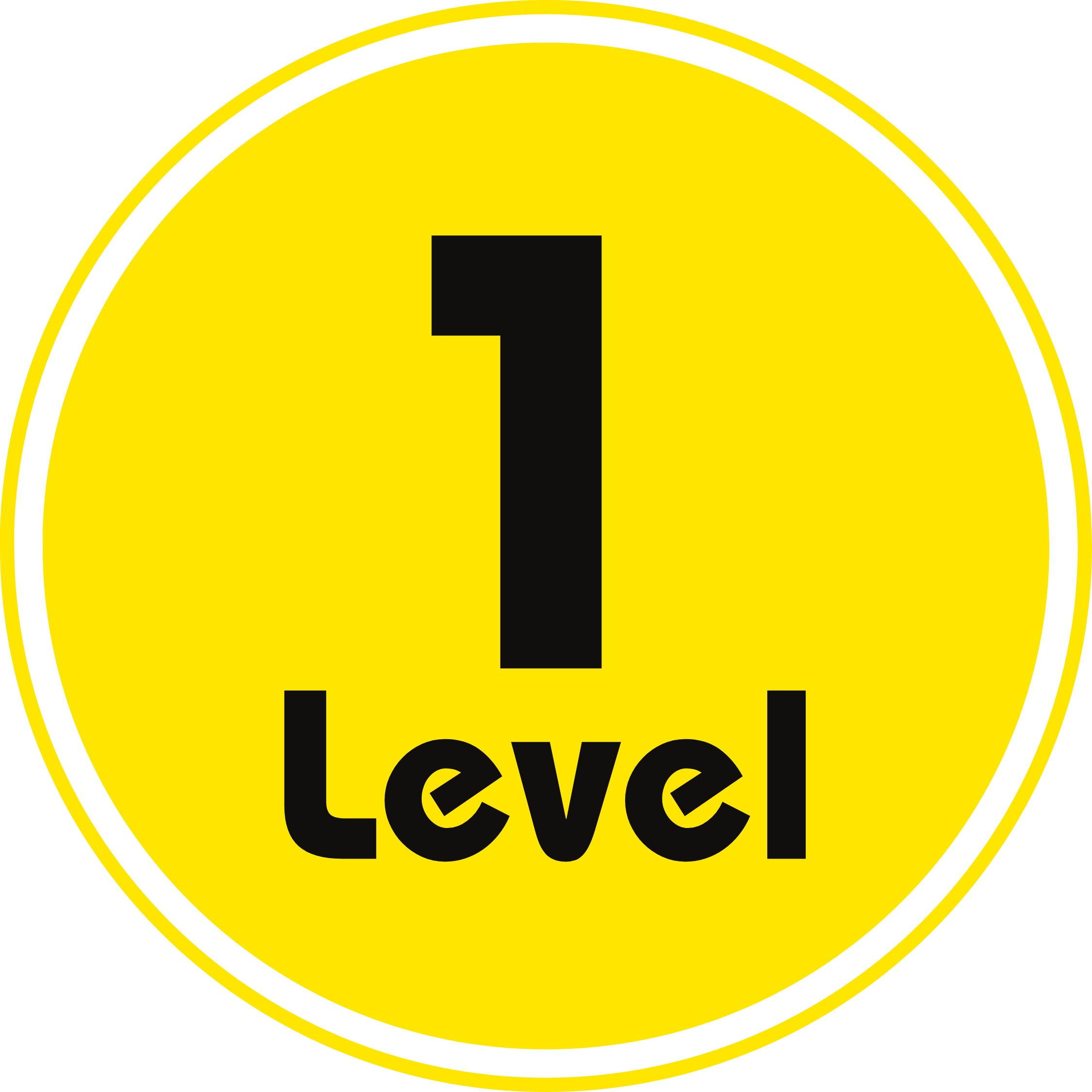 Level badge